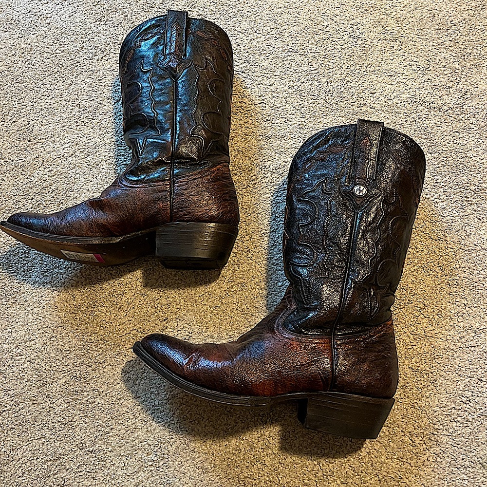 Montana made in Mexico authentic leather cowboy boots